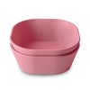 Set van 2 vierkante kommetjes - Dusty rose 